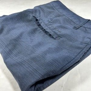 Travis Mathew Men's Blue Striped Stretch Golf Shorts‎ Size 34